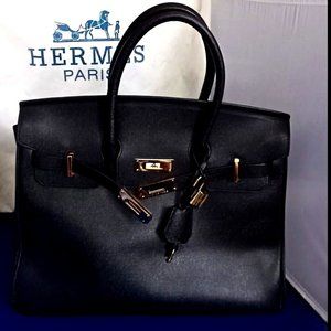 Black Hermes Style* Business Tote